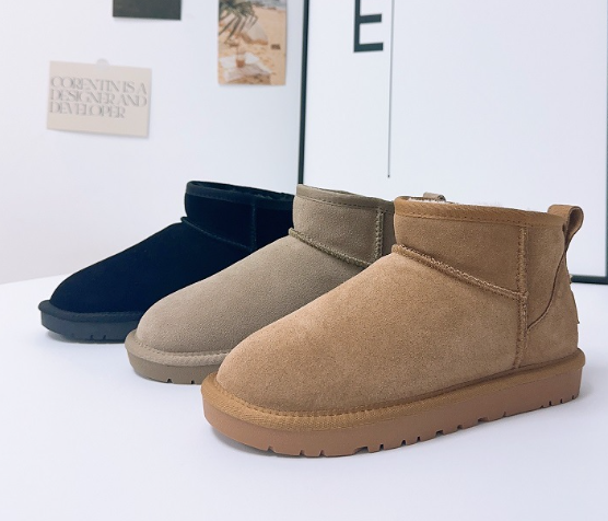 ムートンブーツ レディース ムートン ショートブーツ 柔らかい ベルベット 厚底 おしゃれ ４カラー