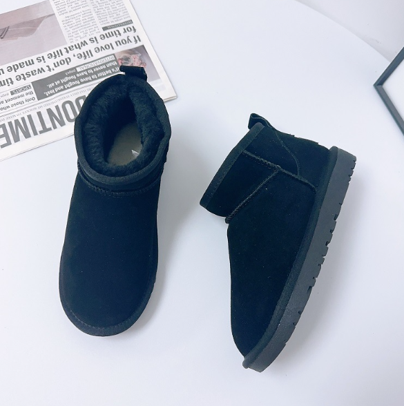 ムートンブーツ レディース ムートン ショートブーツ 柔らかい ベルベット 厚底 おしゃれ ４カラー