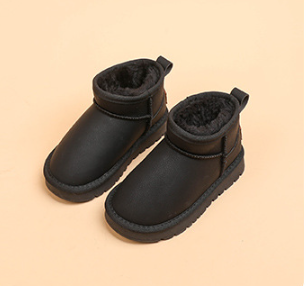 ムートンブーツ キッズ ムートン スノーブーツ 暖かい 大きいサイズ ブラック ブラウン グリーン