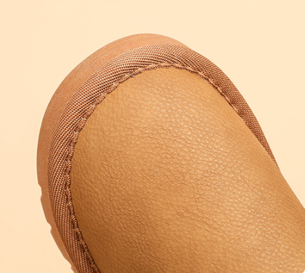 ムートンブーツ キッズ ムートン スノーブーツ 暖かい 大きいサイズ ブラック ブラウン グリーン