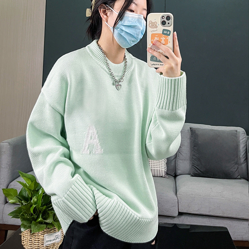 ニット レディース トップス セーター プルオーバー ４サイズ ３色 春 ゆるい カジュアル