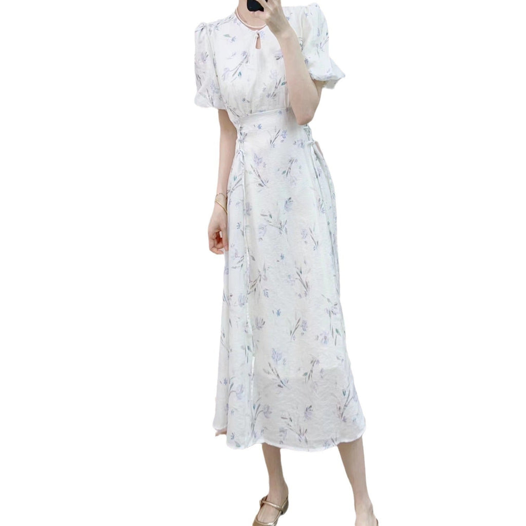 中国風 ワンピース レディース 春 夏 半袖 漢風 おしゃれ デザイン