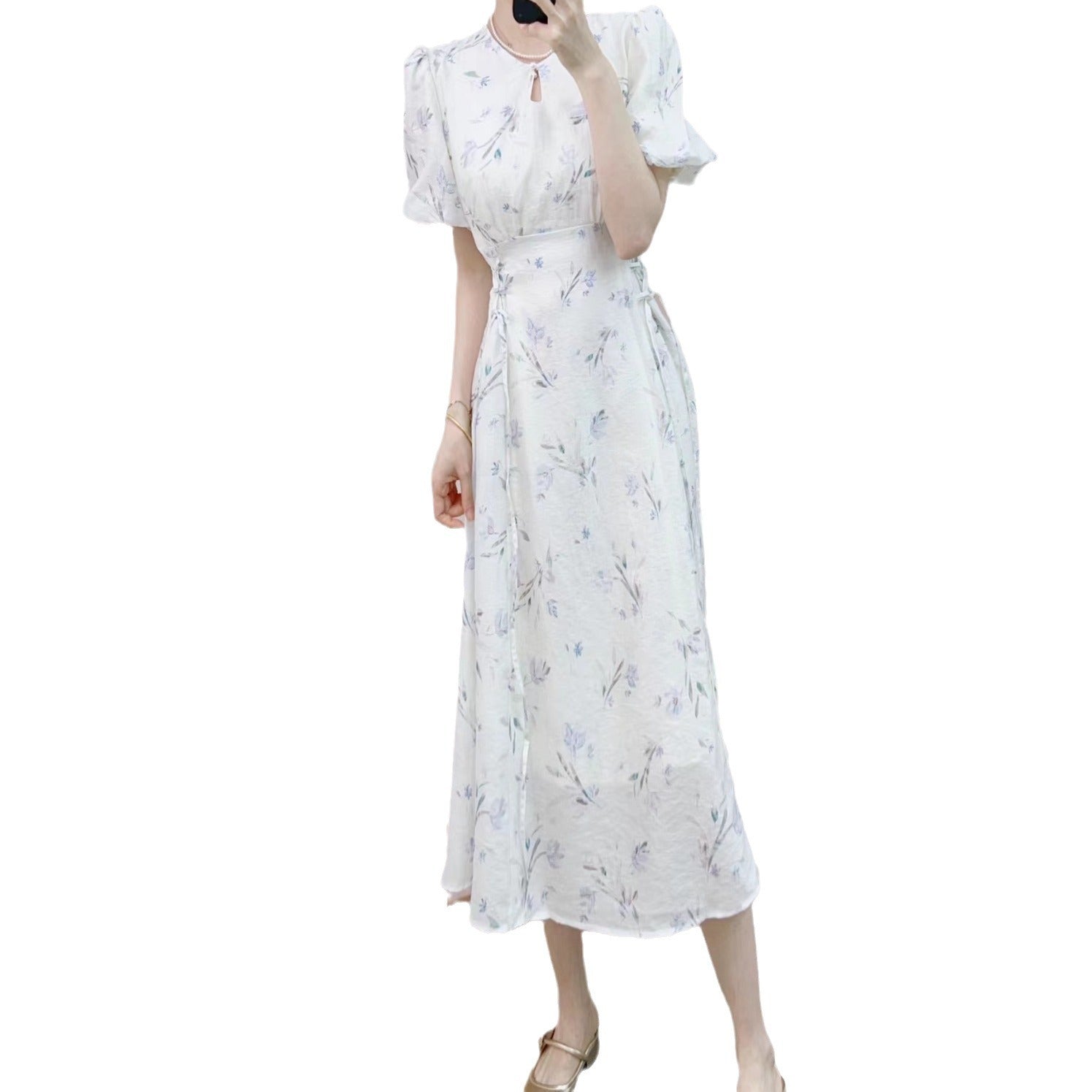 中国風 ワンピース レディース 春 夏 半袖 漢風 おしゃれ デザイン