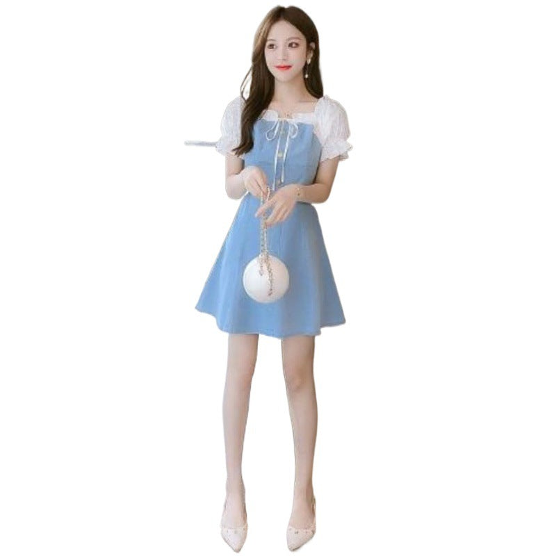 春夏 新作 着痩せ効果 バツグン お腹カバー ワンピース レディース ゆったり Aライン