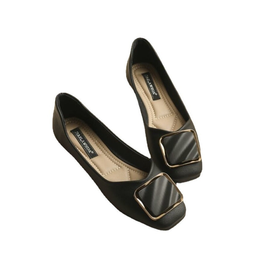 パンプス べたんこ 痛くない 歩きやすい 柔らかい おしゃれ オフィス 仕事 ブラック アプリコット