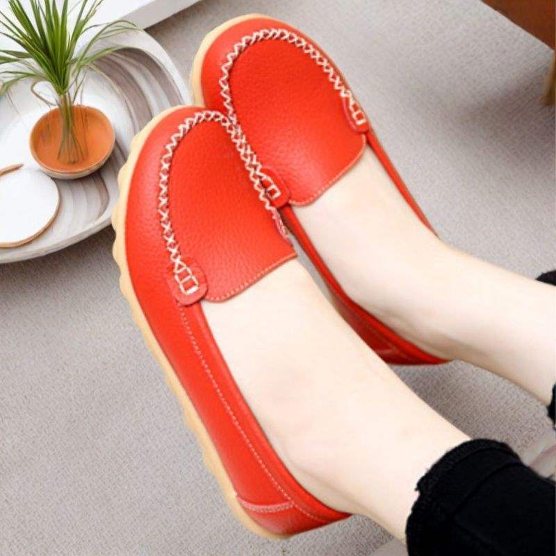 つま先 隠れる サンダル フラットソール レディース 夏 軽やか 通気性 かかとが隠れる オレンジ 35-41