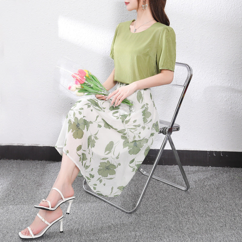 レディース ツーピース スリムフィット 韓国スタイル エレガントでスタイリッシュ ウエスタンスタイル 多用途