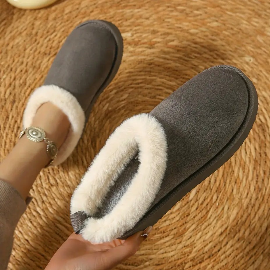 サンダル レディース ファー スリッパ 屋内 屋外 暖かい べたんこ 履きやすい ４カラー