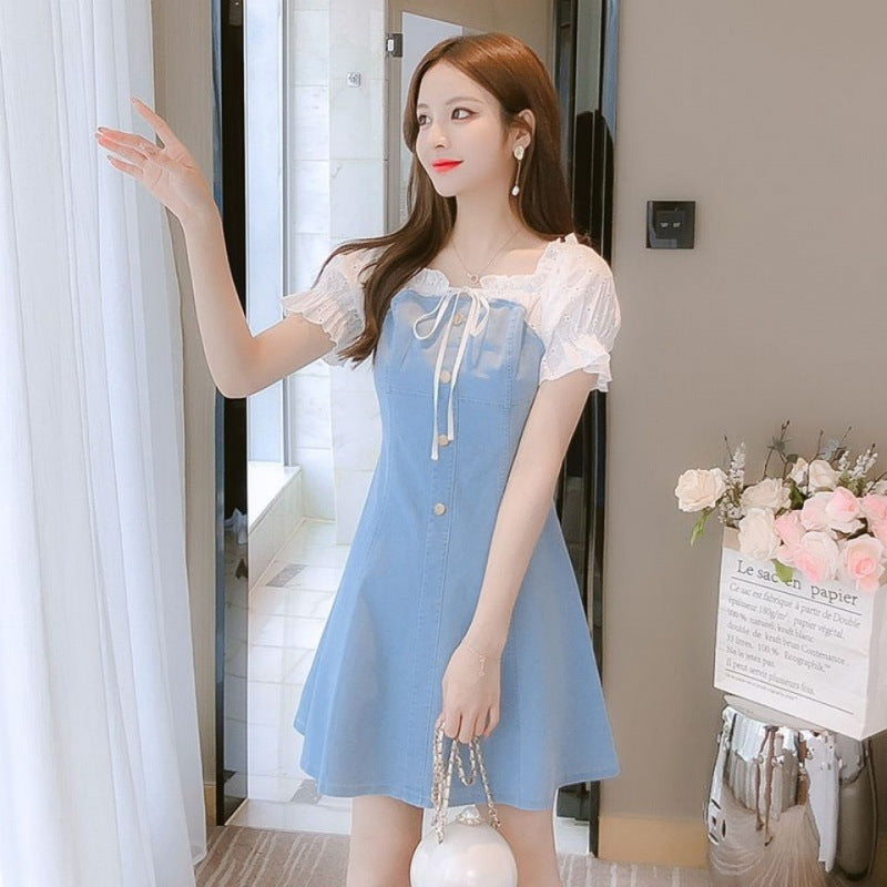 春夏 新作 着痩せ効果 バツグン お腹カバー ワンピース レディース ゆったり Aライン