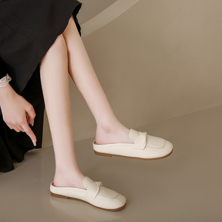 ローファー レディース ソフト底 痛くない 柔らかい 履きやすい かかとなし ローヒール カーキ オフホワイト