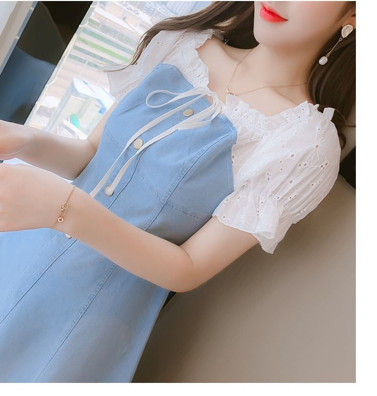 春夏 新作 着痩せ効果 バツグン お腹カバー ワンピース レディース ゆったり Aライン