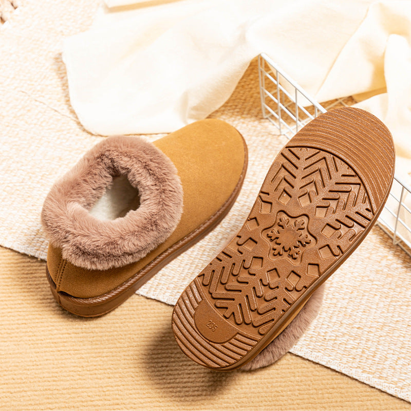 ムートンブーツ レディース ムートン ショートブーツ 軽量 快適 ベルベット素材 暖かい ２カラー