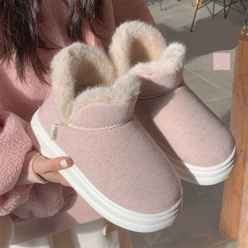 ムートンブーツ レディース ムートン ショートブーツ 履きやすい 厚底 歩きやすい ３カラー